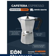 Cafeteras Italeanas de 1, 3 y 6 Tazas. 6 meses de garantía. Domicilio incluido. - Img 57905440
