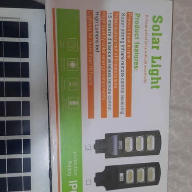 LO MEJOR LÁMPARA SOLAR RECARGABLE NUEVA EN CAJA CON PANEL PARA EXTERIORES PARA ILUMINAR PATIOS, ENTRADAS DE VIVIENDAS - 4/4