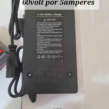 Cargador para moto electrica y triciclo - 5/10