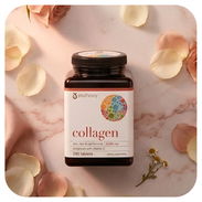 Colágeno Hidrolizado 6000mg + Vitamina C (Youtheory · 120 tabletas) - Img 56530777