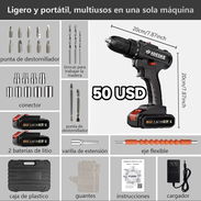 Taladro Atornillador De Impacto Eléctrico Inalámbrico 18v 1550rpms - Img 52418610