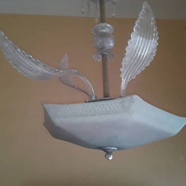 Lámpara de Techo Antigua de Cristal en 220 USD - Img 118067249