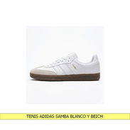 TENIS ADIDAS SAMBA BLANCO Y BEICH - Img 55759518