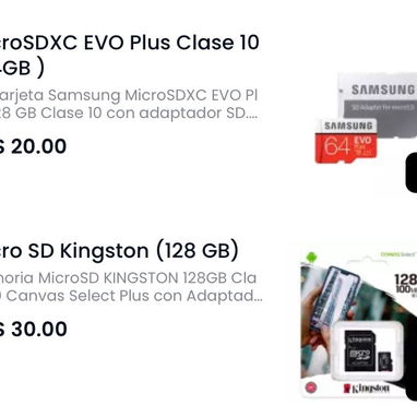 Memorias USB y MicroSD - 2/2