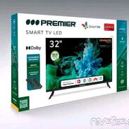Televisor Smart TV de 32 pulgadas con 2 mandos y soporte para poner en la pared. Nuevo en caja sellado. Mensajería grati - Img 45329063