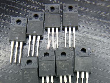 MOSFET 20n60 Hy3410 Bt151 transistor 13009 LM358 uc3243 resistencia TDA 7388 AUDIO - Img 64110333