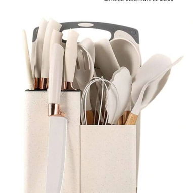 Set de utensilios de silicona para cocina de 19 piezas (uh) - Img 111942162