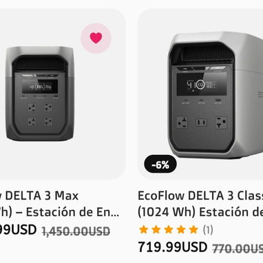Ecoflow (DELTA3,RIVER 3 Max Plus,RIVER2,RIVER 3 Max) Estación de energía portatil - Img 126149268