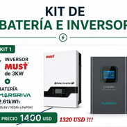 Kit de inversor y batería - Img 55824029