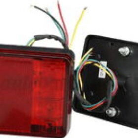 pareja de luces traseras led para trailler o remolques ,autos  medidas 12 cm horizontal 10 cm contactar solo por wassat - Img 94370392