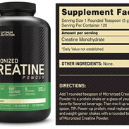 creatina monohidratada optimun nutrition 120 servicios - Img 45929399