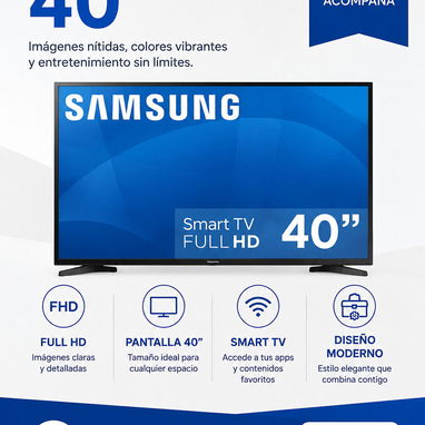 Smart Tv Marca Samsung de 40 pulgadas - 2/2