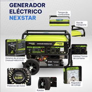Planta Eléctrica de 3500W Next Star de gasolina, (adaptación de gas de la calle, 4 tiempos) con 🚛 - Img 56127868