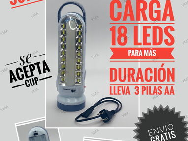 Lámparas; linternas y bombillos recargables - Img 62985491