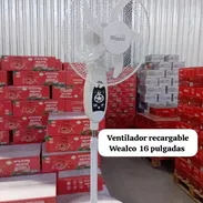Ventilador Recargable Wealco | 16 pulgadas | Autonomía de 14 a 15 horas | 60 USD - Img 55778330