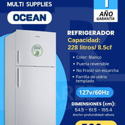 Refrigerador Ocean 8.5 pie💙 - Img 56312464