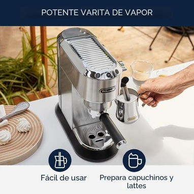 Cafetera Delonghi Mod. DEDICA (EC685M) Máquina de expresso automática 15BAR 110V/60Hz DEPÓSITO DE AGUA Y BRAZO ESPUMANTE - Img 124671121