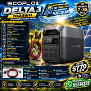 ECOFLOW DELTA 3 CON CABLE XT60I PARA CARGAR POR PANEL SOLAR, ENTREGA DE FACTURA PARA SU GARANTÍA. VARIEDAD DE ESTACIONES - Img 57722703