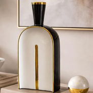 Jarrón decorativo de cerámica fina importado - Img 54152901