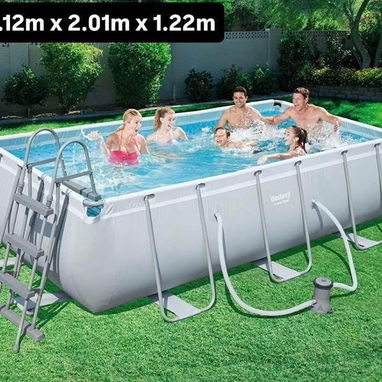 Nuevas en caja 📦originales piscina de lona y tubo excelente calidad - Img 119635673
