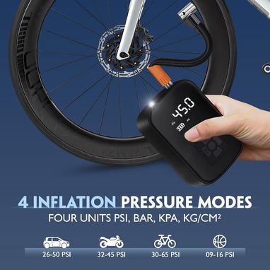 Inflador-Medidor electrico inalambrico para Autos, Motos, bicicletas y otros, se carga por USB. Nuevo en su Caja! - Img 116635923