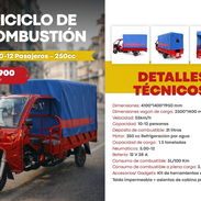 TRICICLOS ELÉCTRICOS Y DE COMBUSTIÓN– Pasajeros y Carga - Img 58281627