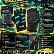 GUANTES DE ENTRENAMIENTO CON MUÑEQUERAS, NUEVO EN SU EMPAQUE CON FACTURA. VARIEDAD DE ARTÍCULOS DEPORTIVOS IMPORTADOS - Img 58133062
