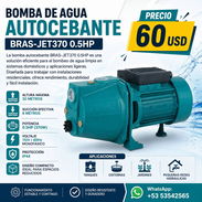 BRAS-JET370 0.5HP BOMBA DE AGUA AUTOCEBANTE. Factura + Garantía - Img 55452854