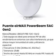 Puente airMAX PowerBeam 5AC Gen2. Nuevo - Img 50098075