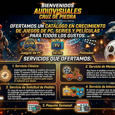 Juegos peliculas y series a su disposicion y con mensajeria opcional hasta la púerta de su casa - Img 123422770