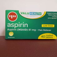 Aspirina 40 tabletas selladas - Img 53558094
