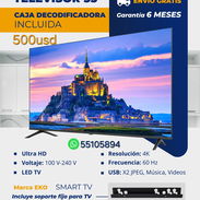 Televisor Smart TV 55" EKO Incluye Cajita Decodificadora y Soporte - Img 57125667