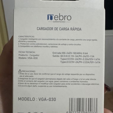 Cargador de doble entrada GaN 40W - 2/2