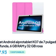 Tablet Android 7", $58 usd ❗  ➖6 GB Ram y 32 GB memoria  ➖Con funda - Img 56840779