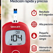 Glucometro Digital Sinocare Kit Completo - Img 58291350