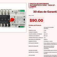Switch de Transferencia Automática 4 Vías 100A Q7-Lumina 400V AC VPT#-0298 - Img 55255124