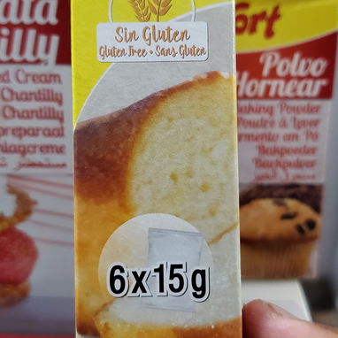 🤍Polvo para Hornear🔥🥐🥖 90g⚖️  ✅️(6× 15g)✅️ - 3/3