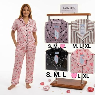 Pijama _ ropa de dormir de mujer .  15 - 18 USD - 3/3