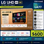 LG de 65” 4K UHD AI incorporado modelo UA77 del 2025 - Img 55796356
