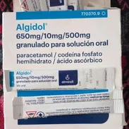 Algidol granulado para solución oral(paracetamol / codeína fosfato/ ácido ascórbico - 650mg/10mg/500mg), - Img 54973958
