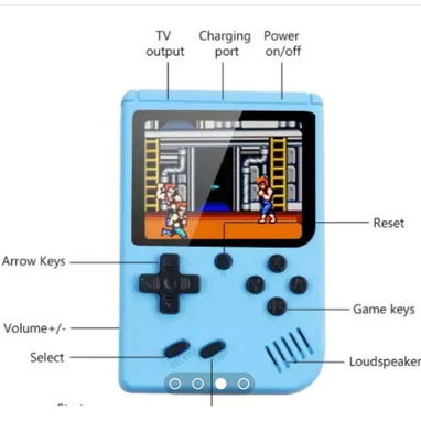 Consola de video juegos retro con un diseño moderno//Perfecto regalo para Navidad//Consola moderna 500 en 1//NUEVA - Img 109305928