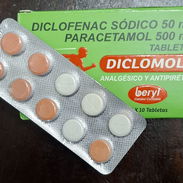 ©️- Diclofenaco Sodico /50mg + Paracetamol /500mg, 1 Tira de 10 Tableta -©️ - Img 48575093