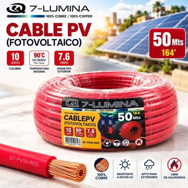 Cable solar fotovoltaico 7-Lumina — 50 m (cv) - 2/2