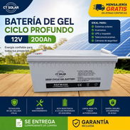 Batería de gel Ciclo Profundo.. ofrecemos mensajería Gratuita!! - Img 55827190
