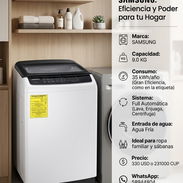 Lavadoras automáticas 9kg Samsung 330usd - Img 57318052