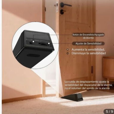 Alarma Recargable  para Tope de Puertas - 4/4