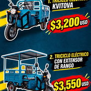 Triciclo KVITOVA con asientos 3200usd y con extensor de rango 3550 usd - Img 58311788