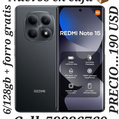 Lo más económico 😍😍😍 Venta de Celulares Nuevos, con sus accesorios y garantía 😌👌 - Img 122957369