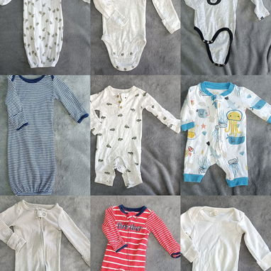 Ropa de bebé de 0 a 3 meses. Kit de aseo. Newborn - 3/4