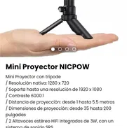 Mini Proyector NICPOW. Nuevo - Img 49750414